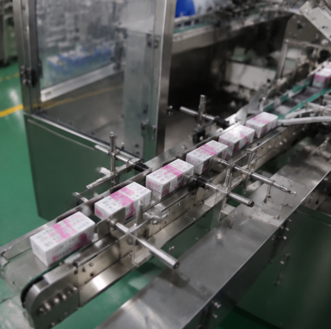 PH-BX120全自动装盒机产品包装应用