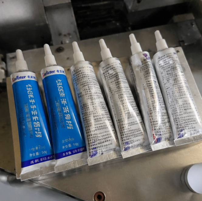 PH-SG100全自动铝管灌装封尾机五金工具配套胶应用
